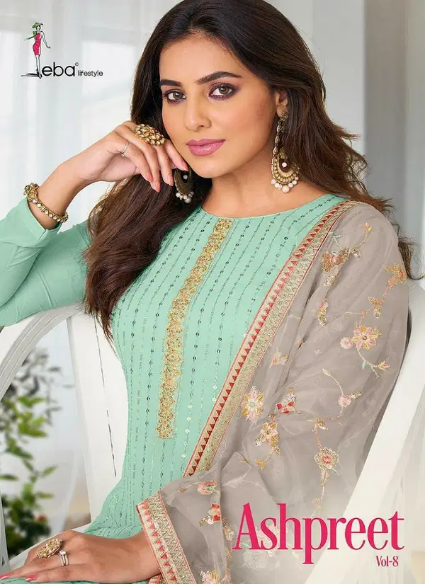 Ashpreet vol 8 by Eba Lifestyle Designer Salwar Suit Collections